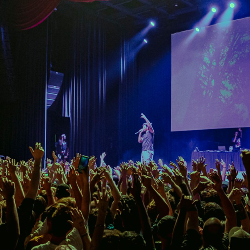 Vibrant Crowd at $uicideboys Concert 2025